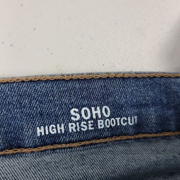 Soho Women's Boot Cut Jeans - Blue - Picture 11 of 13